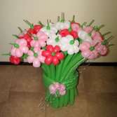 Букет цветочков из воздушных шариков