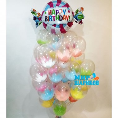 Красивые шарики для девушки на день рождения